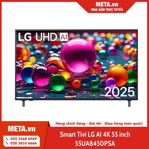 Smart Tivi LG AI 4K 55 inch 55UA8450PSA