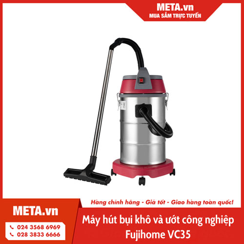 Máy hút bụi khô và ướt công nghiệp Fujihome VC35