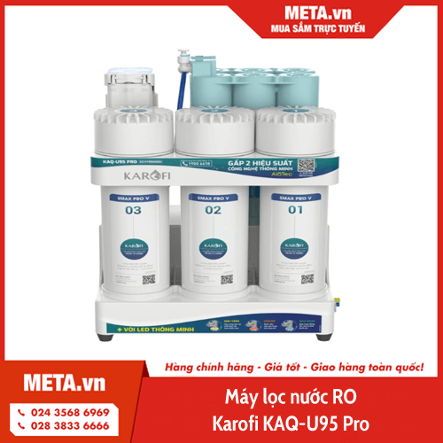 Máy lọc nước RO Karofi KAQ-U95 Pro