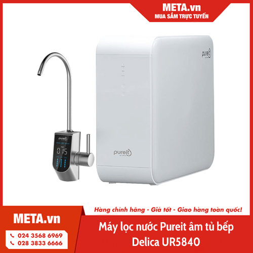 Máy lọc nước Pureit âm tủ bếp Delica UR5840