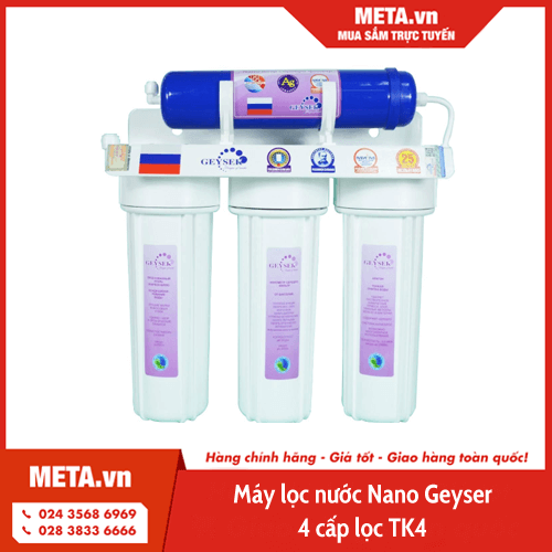 Máy lọc nước Nano Geyser 4 cấp lọc TK4