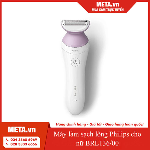 Máy làm sạch lông Philips cho nữ BRL136/00
