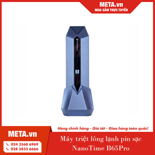 Máy triệt lông trẻ hóa da công nghệ IPL lạnh pin sạc NanoTime B65Pro