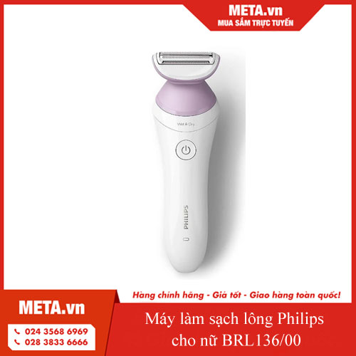 Máy làm sạch lông Philips cho nữ BRL136/00