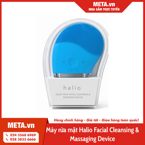 Máy rửa mặt Halio Facial Cleansing & Massaging Device