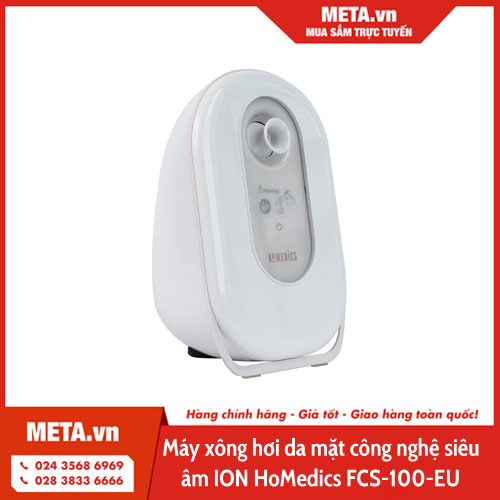 Máy xông mặt mini công nghệ siêu âm ion HoMedics FCS-100-EU
