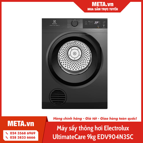 Máy sấy thông hơi Electrolux UltimateCare 9kg EDV904N3SC