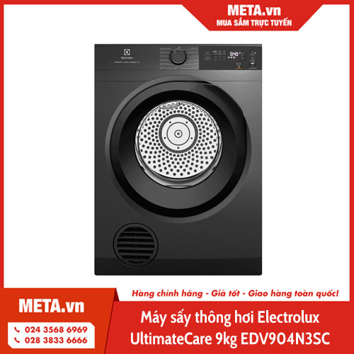 Máy sấy thông hơi Electrolux UltimateCare 9kg EDV904N3SC