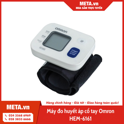 Máy đo huyết áp cổ tay Omron HEM-6161