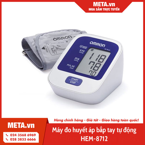 Máy đo huyết áp bắp tay Omron HEM-8712