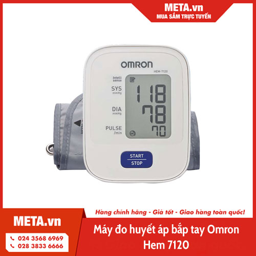 Máy đo huyết áp bắp tay Omron HEM-7120
