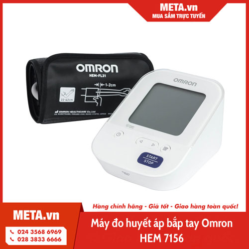 Máy đo huyết áp bắp tay Omron HEM-7156
