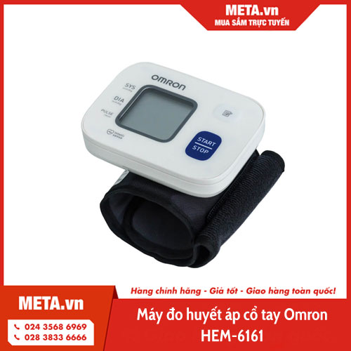Máy đo huyết áp cổ tay Omron HEM-6161