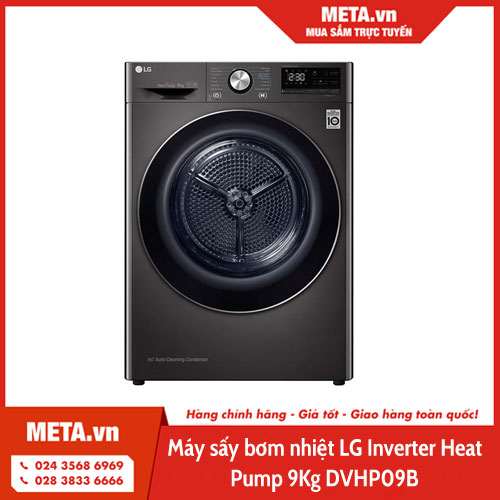 Máy sấy bơm nhiệt LG Inverter Heat Pump 9kg DVHP09B
