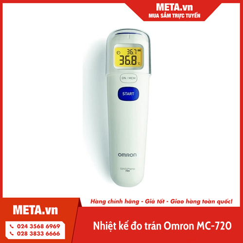Nhiệt kế đo trán Omron MC-720