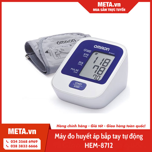 Máy đo huyết áp bắp tay tự động HEM-8712