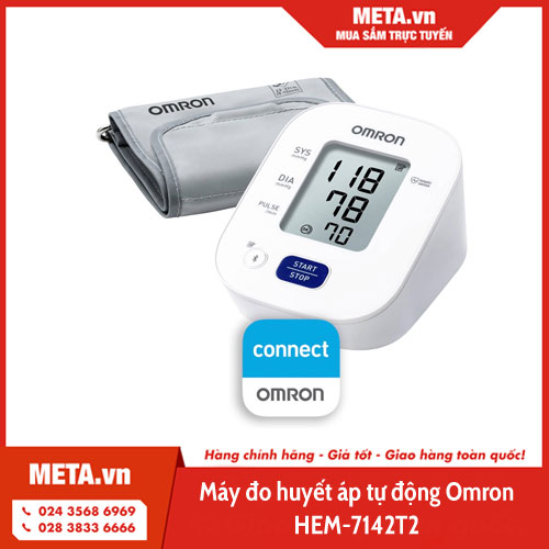 Máy đo huyết áp tự động Omron HEM-7142T2