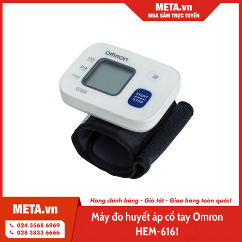 Máy đo huyết áp cổ tay Omron HEM-6161