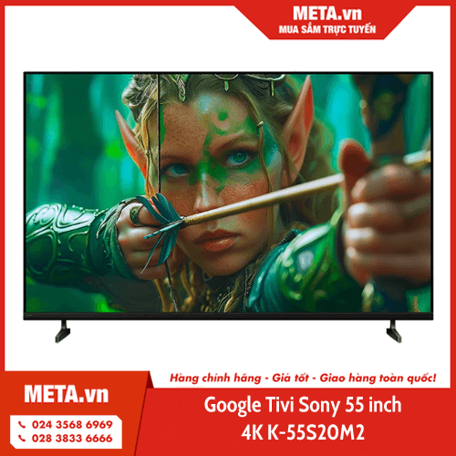 Google tivi Sony 55 inch 4K K-55S20M2