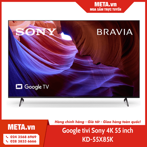 Google tivi Sony 4K 55 inch KD-55X85K