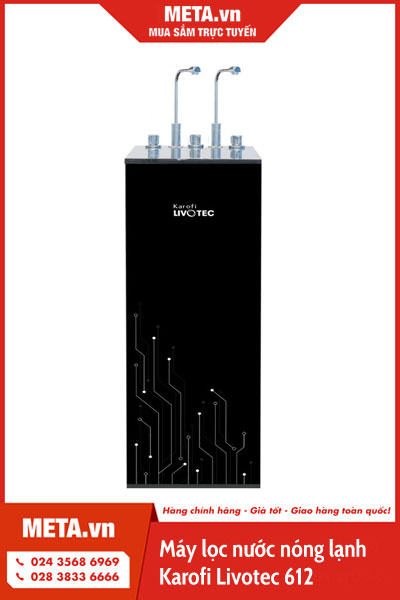 Máy lọc nước nóng lạnh Karofi Livotec 612