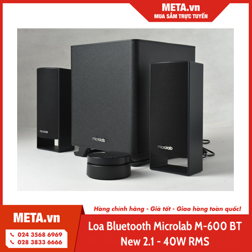 Loa Bluetooth Microlab M-600 BT New 2.1 - 40W RMS