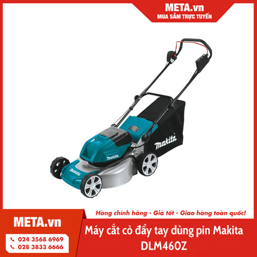 Máy cắt cỏ đẩy tay dùng pin Makita DLM460Z (không kèm pin và sạc)