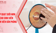 Top quạt sưởi mini để bàn giá rẻ chỉ từ 280.000 đồng