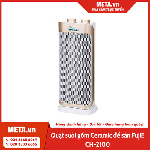 Quạt sưởi gốm Ceramic để sàn FujiE CH-2100