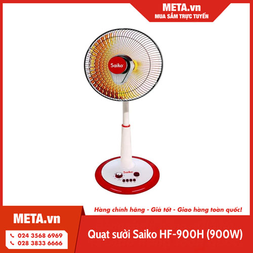 Quạt sưởi Saiko HF-900H (900W)