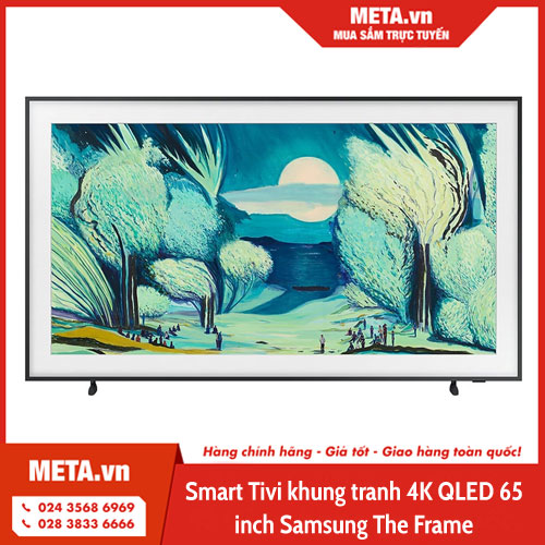 Smart Tivi khung tranh 4K QLED 65 inch Samsung The Frame QA65LS03FAKXXV