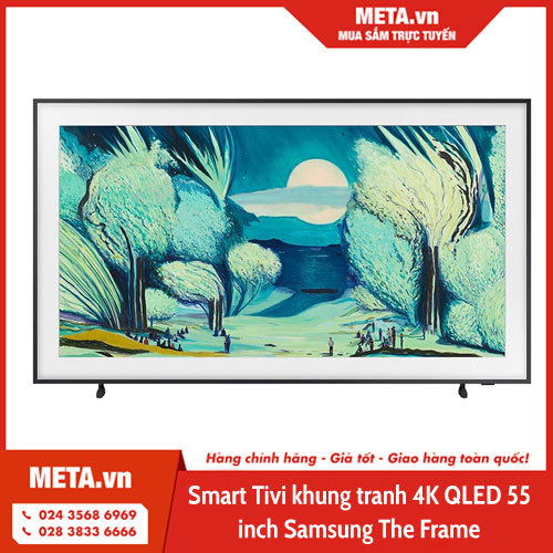 Smart Tivi khung tranh 4K QLED 55 inch Samsung The Frame QA55LS03FAKXXV