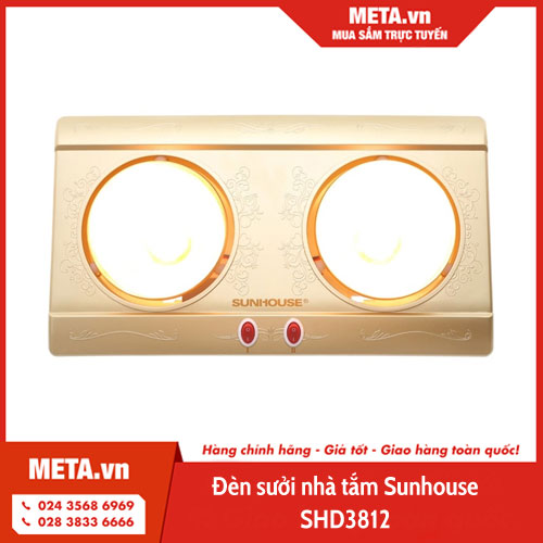 Đèn sưởi nhà tắm Sunhouse SHD3812