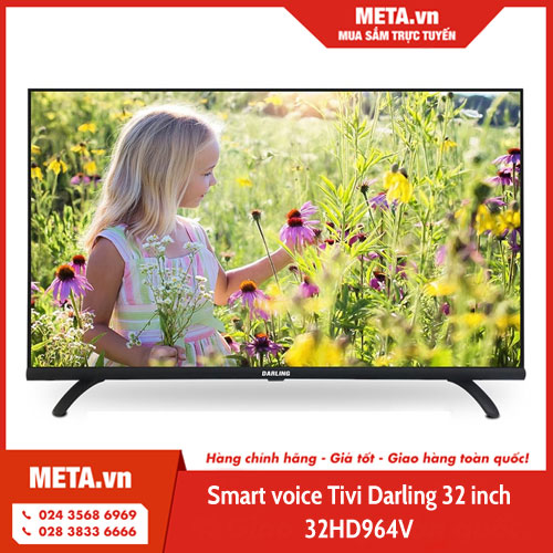 Smart voice tivi Darling 32 inch 32HD964V 