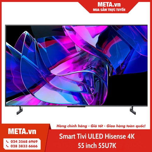 Smart Tivi ULED Hisense 4K 55 inch 55U7K