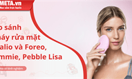 So sánh máy rửa mặt Halio và Foreo, Emmie, Pebble Lisa