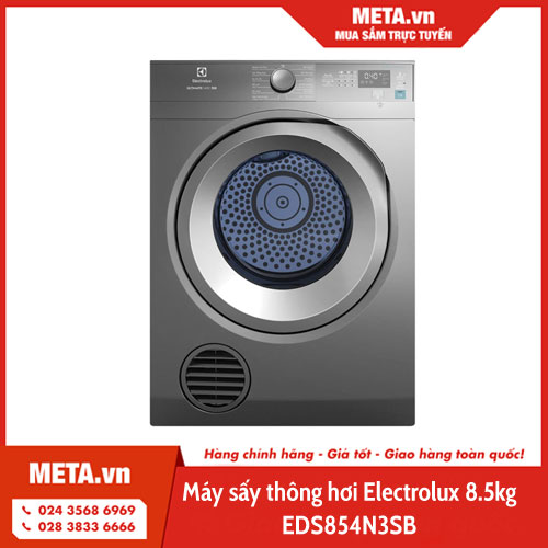 Máy sấy thông hơi Electrolux 8,5kg EDS854N3SB (Model 2022)