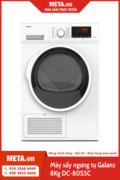 Máy sấy ngưng tụ Galanz 8kg DC-80S5C