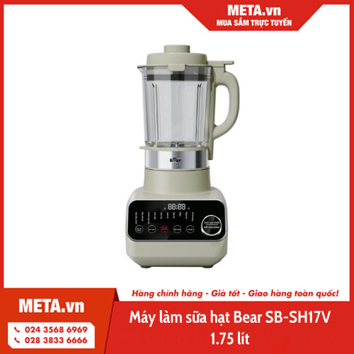 Máy làm sữa hạt Bear SB-SH17V 1,75 lít 