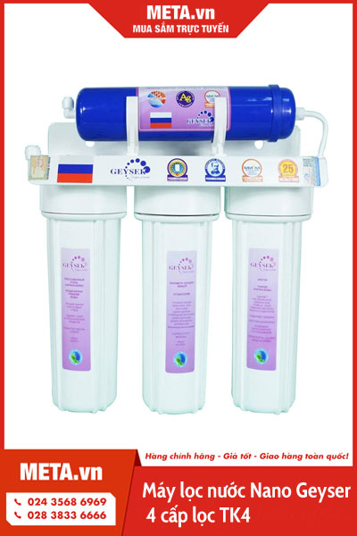 Máy lọc nước Nano Geyser 4 cấp lọc TK4  