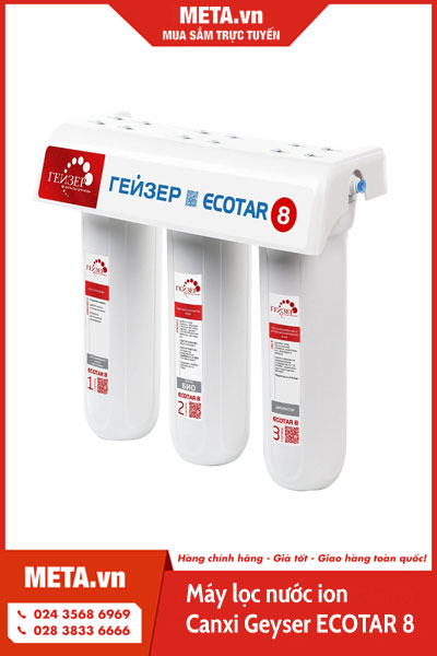 Máy lọc nước ion Canxi Geyser ECOTAR 8  