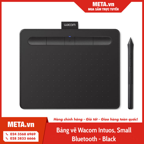 Bảng vẽ Wacom Intuos, Small Bluetooth - Black (CTL-4100WL/K0-CX)