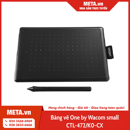 Bảng vẽ One by Wacom small CTL-472/K0-CX 