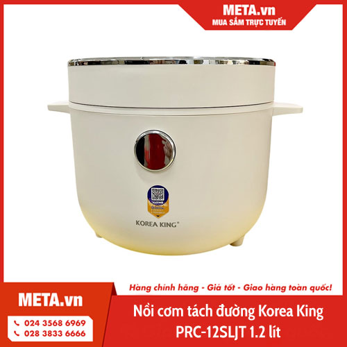 Nồi cơm tách đường Korea King PRC-12SLJT 1,2 lít 