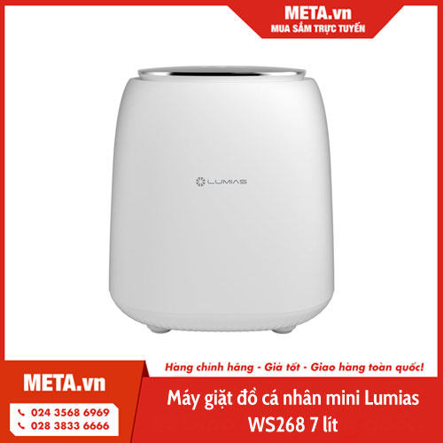 Máy giặt đồ cá nhân mini Lumias WS268 7 lít 
