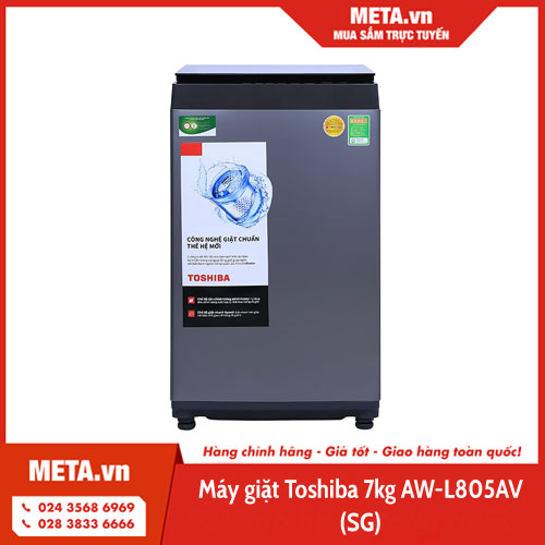 Máy giặt Toshiba 7kg AW-L805AV (SG) 