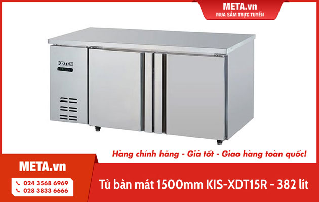 Tủ bàn mát 1500mm KIS-XDT15R - 382 lít