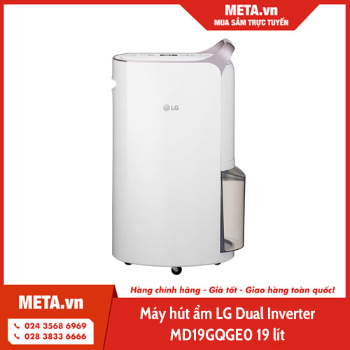 Máy hút ẩm LG Dual Inverter MD19GQGE0