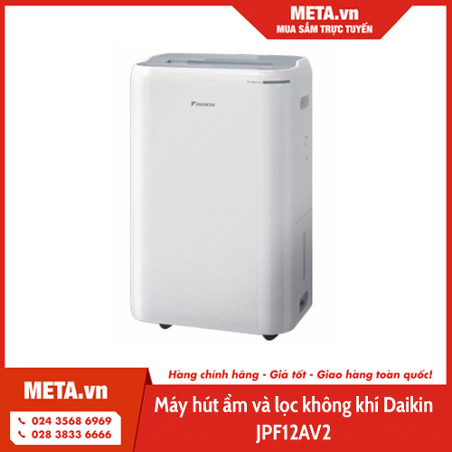 Máy hút ẩm và lọc không khí Daikin JPF12AV2