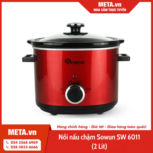 Nồi nấu chậm Sowun SW 6011 (2 lít) 